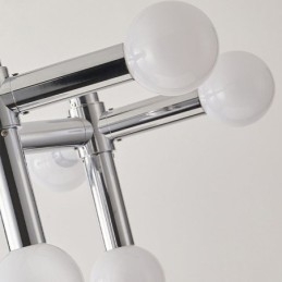 Prosta lampa wisząca z kutego żelaza Magic Beans Molecule Ceiling Light
