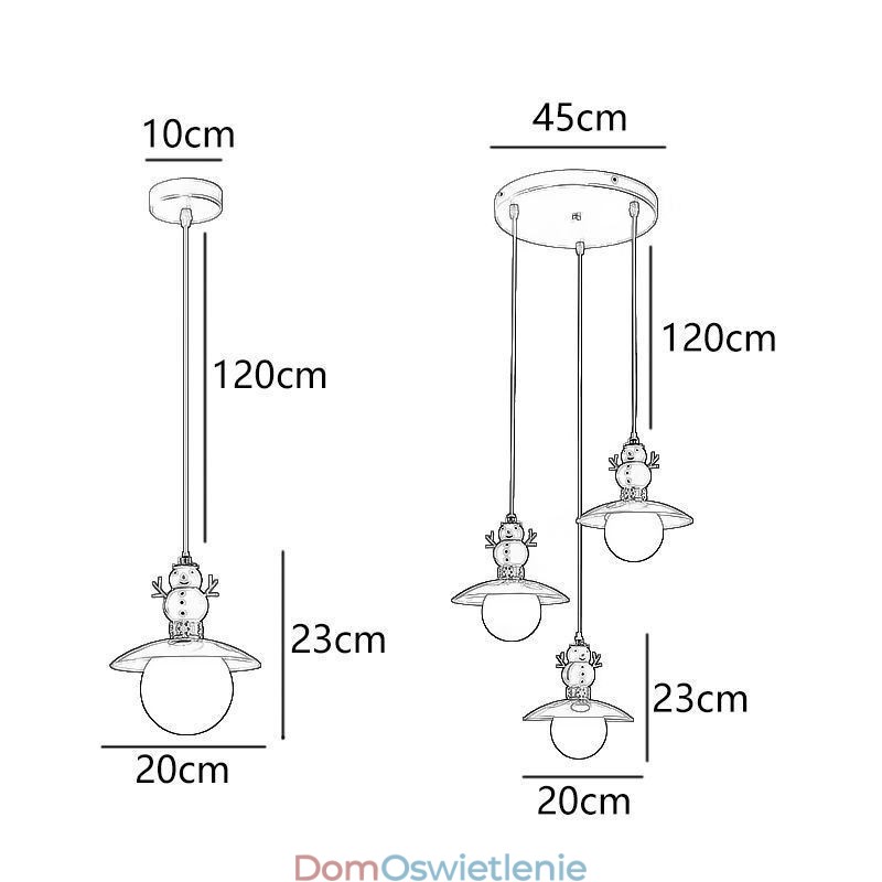 Nowoczesna lampa wisząca Simple G9 z kutego żelaza, żywica, lampa sufitowa Snowman