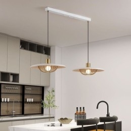 Nordic Wisząca lampa Kreatywny kuty żelazny dysk Sufitowa lampa