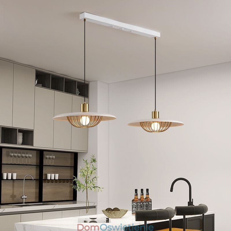Nordic Wisząca lampa Kreatywny kuty żelazny dysk Sufitowa lampa