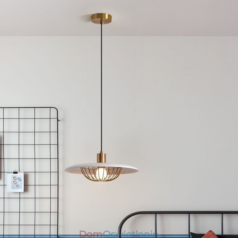 Nordic Wisząca Lampa Kutego Żelaza Kreatywne Lampy Sufitowe Dyskowe