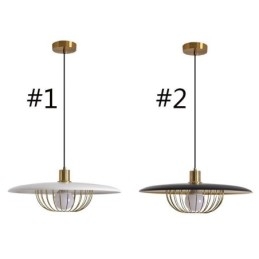 Nordic Wisząca Lampa Kutego Żelaza Kreatywne Lampy Sufitowe Dyskowe