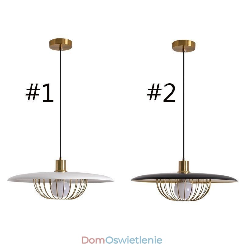 Nordic Wisząca Lampa Kutego Żelaza Kreatywne Lampy Sufitowe Dyskowe