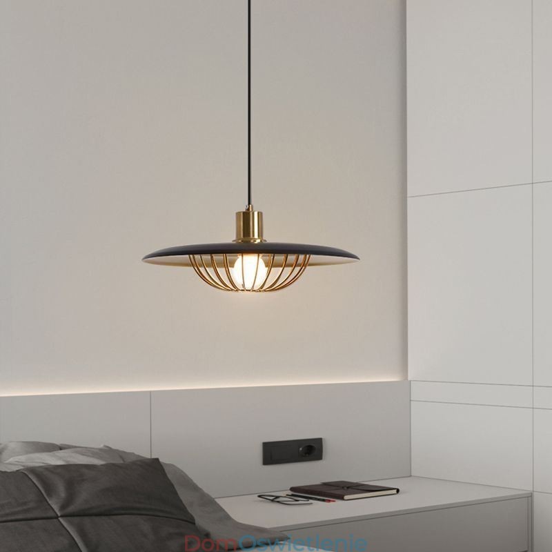 Nordic Wisząca Lampa Kutego Żelaza Kreatywne Lampy Sufitowe Dyskowe