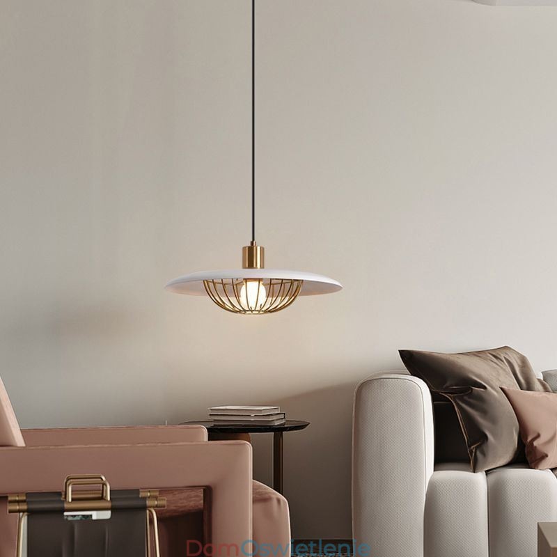 Nordic Wisząca Lampa Kutego Żelaza Kreatywne Lampy Sufitowe Dyskowe