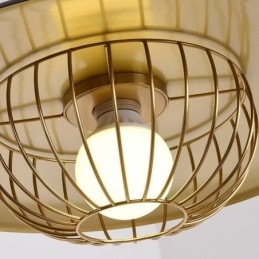 Nordic Wisząca Lampa Kutego Żelaza Kreatywne Lampy Sufitowe Dyskowe