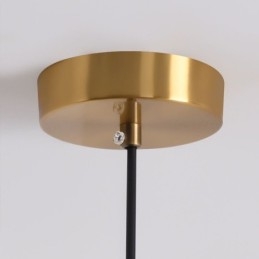 Nordic Wisząca Lampa Kutego Żelaza Kreatywne Lampy Sufitowe Dyskowe