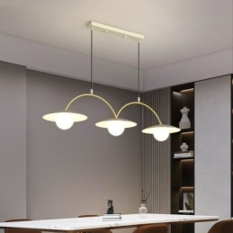 Nordic Wisząca Lampa Kreatywna G9 Kute Żelazo Fala Sufitowa