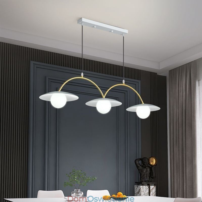 Nordic Wisząca Lampa Kreatywna G9 Kute Żelazo Fala Sufitowa
