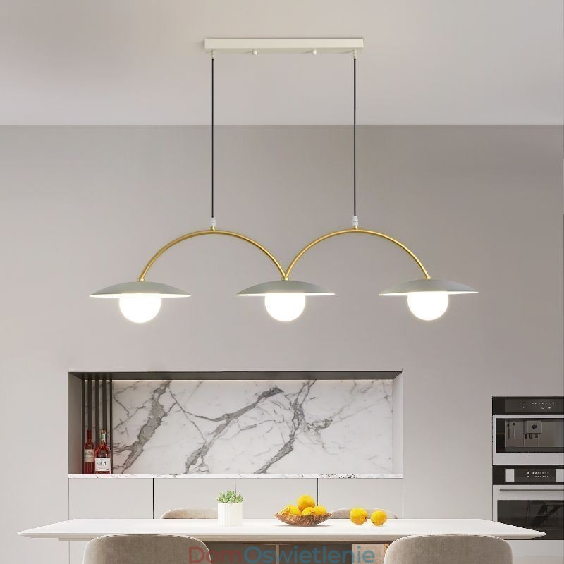 Nordic Wisząca Lampa Kreatywna G9 Kute Żelazo Fala Sufitowa