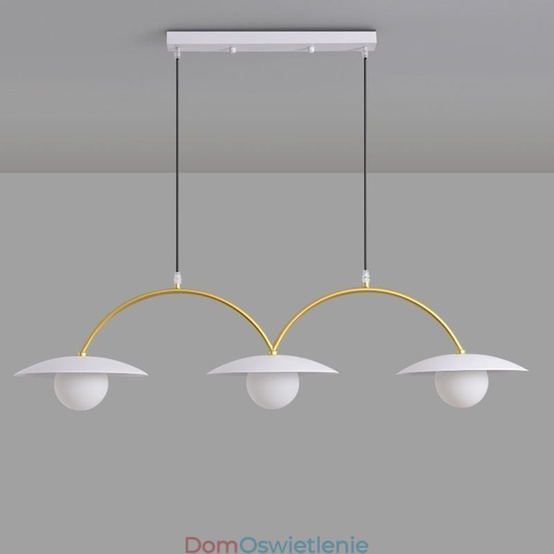 Nordic Wisząca Lampa Kreatywna G9 Kute Żelazo Fala Sufitowa