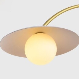 Nordic Wisząca Lampa Kreatywna G9 Kute Żelazo Fala Sufitowa