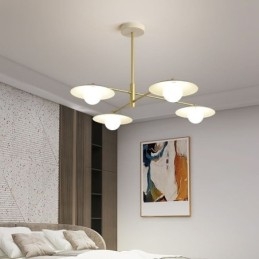 Nordic Wisząca Lampa Kreatywna G9 Kute Żelazne Dyski Sufitowe