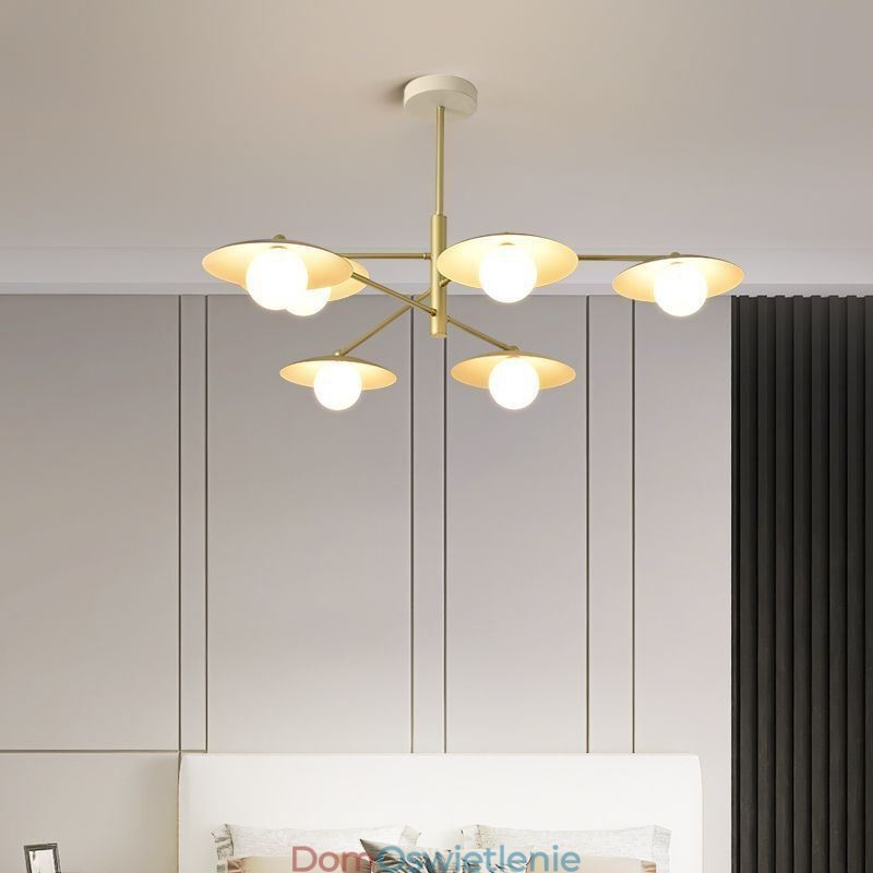Nordic Wisząca Lampa Kreatywna G9 Kute Żelazne Dyski Sufitowe