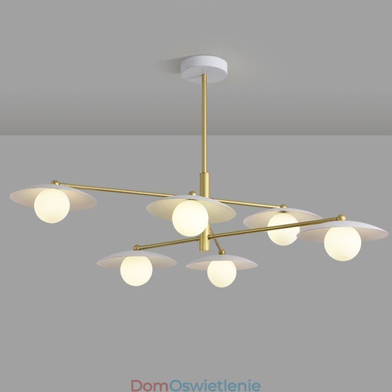 Nordic Wisząca Lampa Kreatywna G9 Kute Żelazne Dyski Sufitowe