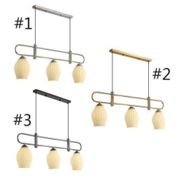 Nordic Wisząca lampa z kutego żelaza Kreatywna lampa sufitowa Stamen