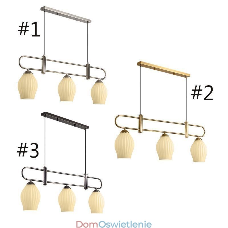 Nordic Wisząca lampa z kutego żelaza Kreatywna lampa sufitowa Stamen