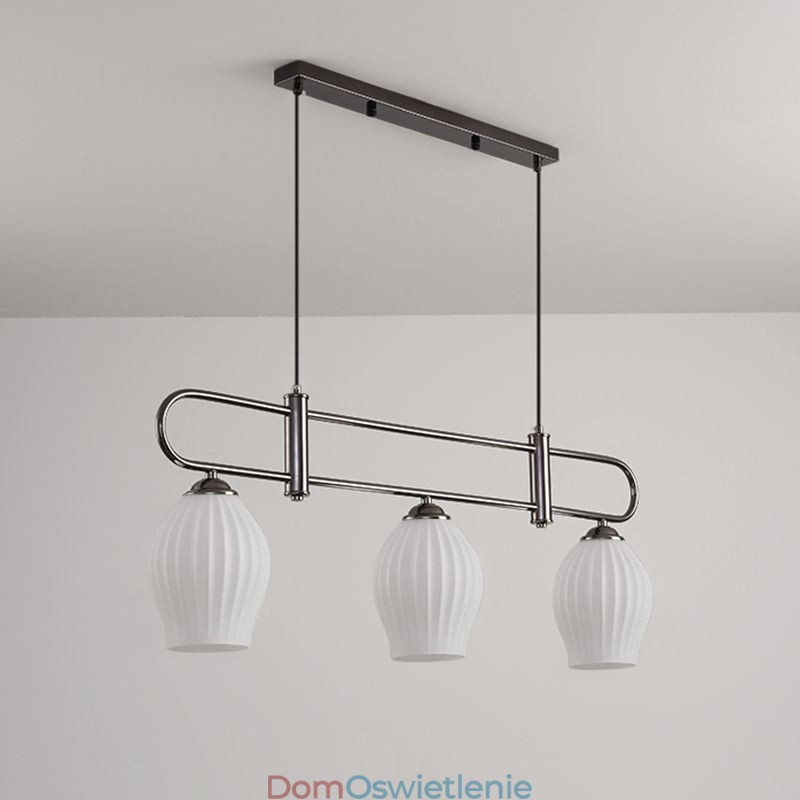 Nordic Wisząca lampa z kutego żelaza Kreatywna lampa sufitowa Stamen