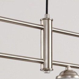 Nordic Wisząca lampa z kutego żelaza Kreatywna lampa sufitowa Stamen