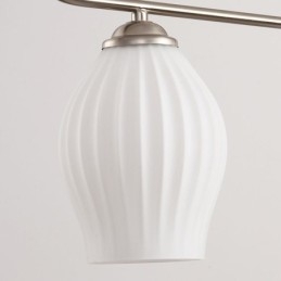 Nordic Wisząca lampa z kutego żelaza Kreatywna lampa sufitowa Stamen