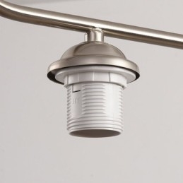 Nordic Wisząca lampa z kutego żelaza Kreatywna lampa sufitowa Stamen