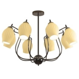 Nordic Wisząca Lampa Kreatywna Kute Żelazo Czarny Pręcik Lampa Sufitowa