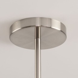 Nordic Wisząca Lampa Kreatywna Kute Żelazo Piasek Nikiel Kwiat Pręcik Sufitowa Lampa