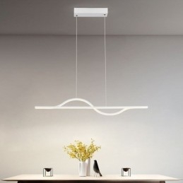 Stylowa lampa wisząca aluminiowa lampa sufitowa Art Wave