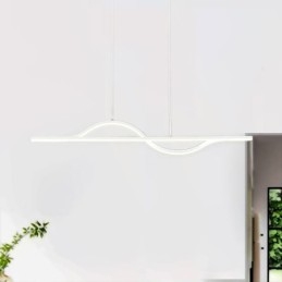 Stylowa lampa wisząca aluminiowa lampa sufitowa Art Wave