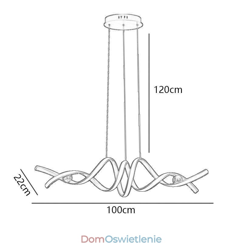 Minimalistyczna lampa wisząca aluminiowa sztuka minimalistyczna spiralna lampa sufitowa