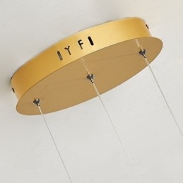 Minimalistyczna lampa wisząca aluminiowa sztuka minimalistyczna spiralna lampa sufitowa