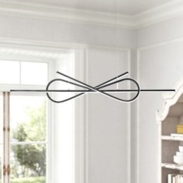 Prosta lampa wisząca aluminiowa lampa sufitowa z kokardą artystyczną