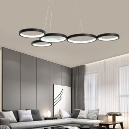 Stylowa lampa wisząca aluminiowa lampa sufitowa artystyczna