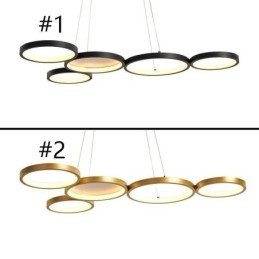Stylowa lampa wisząca aluminiowa lampa sufitowa artystyczna
