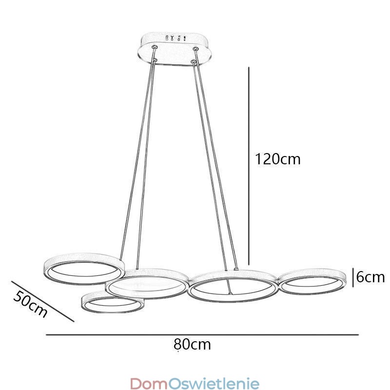 Stylowa lampa wisząca aluminiowa lampa sufitowa artystyczna