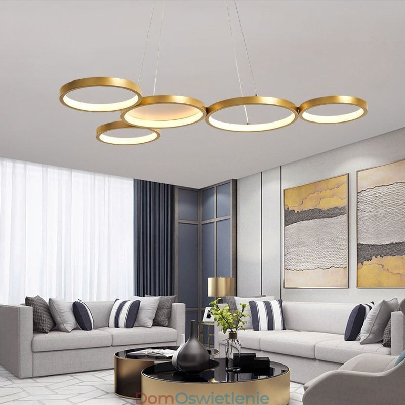 Stylowa lampa wisząca aluminiowa lampa sufitowa artystyczna