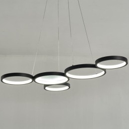 Stylowa lampa wisząca aluminiowa lampa sufitowa artystyczna