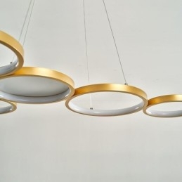 Stylowa lampa wisząca aluminiowa lampa sufitowa artystyczna