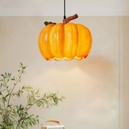 Japońska retro dynia wisząca lampa kreatywne oświetlenie sufitowe