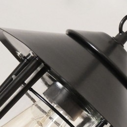 Amerykański retro zewnętrzny wodoodporny kształt klatki dla ptaków lampa wisząca ogród