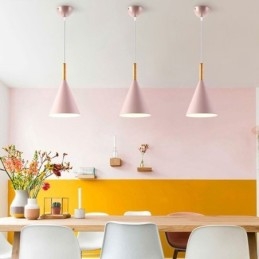 Nordic Macaron Lampa wisząca pojedyncza głowica Lampa wisząca