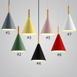 Nordic Macaron Lampa wisząca pojedyncza głowica Lampa wisząca