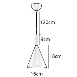Nordic Macaron Lampa wisząca pojedyncza głowica Lampa wisząca