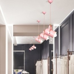Nordic Kolorowa lampa wisząca Macaron Pojedyncza lampa wisząca