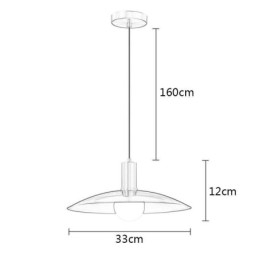 Nowoczesne proste lampy wiszące wiszące