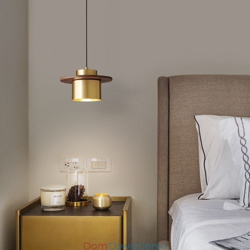 Nowoczesna lampa wisząca Jedno światło mosiężne oświetlenie wiszące wyspa