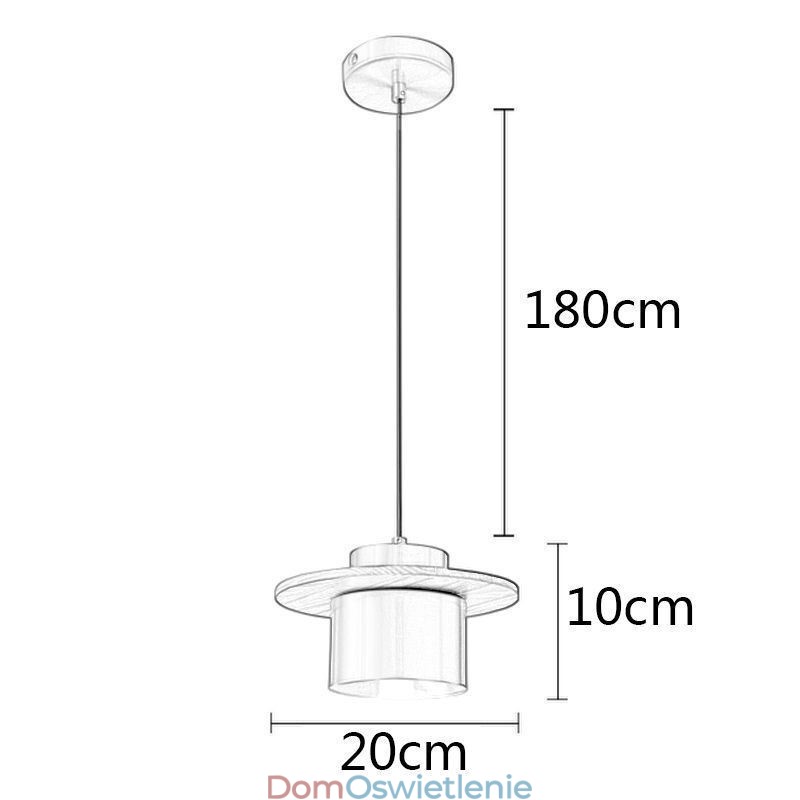 Nowoczesna lampa wisząca Jedno światło mosiężne oświetlenie wiszące wyspa