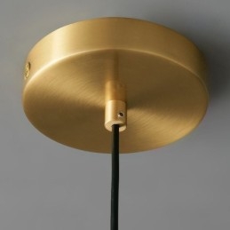 Nowoczesna lampa wisząca Jedno światło mosiężne oświetlenie wiszące wyspa