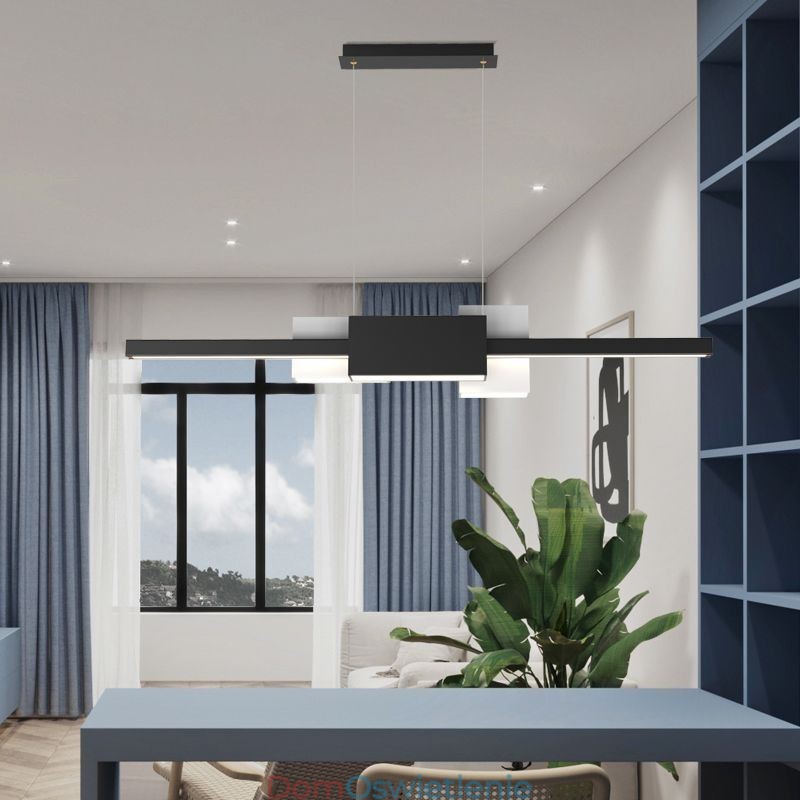 Minimalistyczna lampa wisząca w formie paska, nowoczesna, kreatywna lampa wisząca