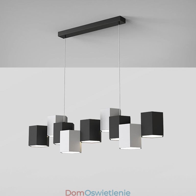 Nowoczesna sześciokątna lampa wisząca, kreatywna kombinacja lamp wiszących